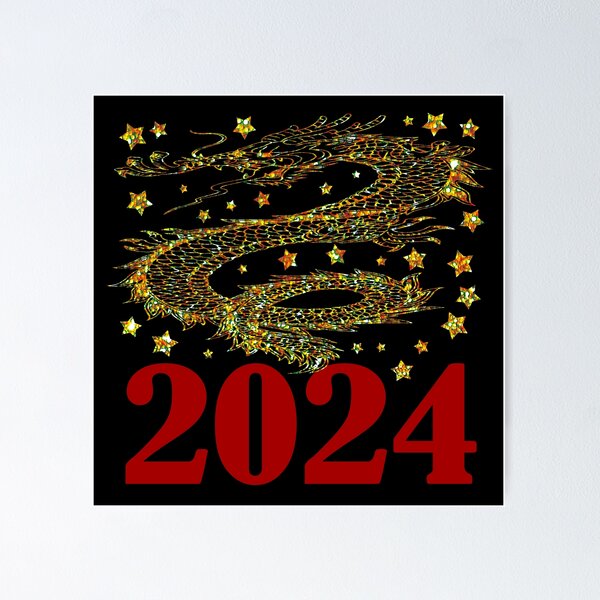 Item preview, Happy New Year 2024 - 2024 full of good things designed and sold by EunsooLee.