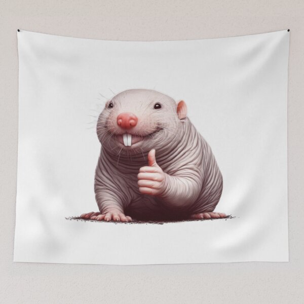 Item preview, Naked Mole Rat Approves designed and sold by MagickDragon.