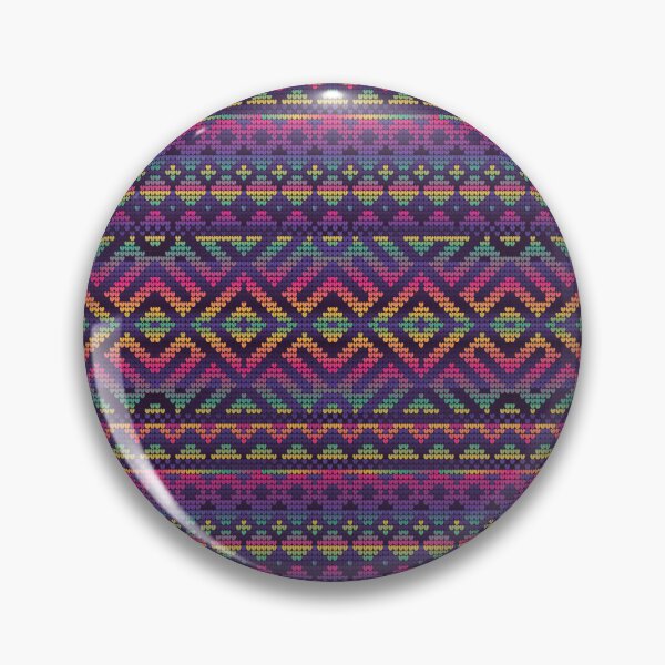 Item preview, Vibrant Knit Vibes - Colorful Geometric Knit designed and sold by RuyaFab.