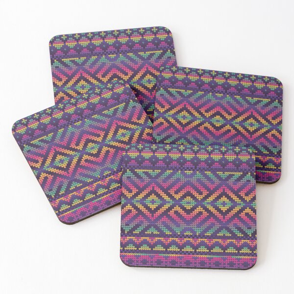 Item preview, Vibrant Knit Vibes - Colorful Geometric Knit designed and sold by RuyaFab.