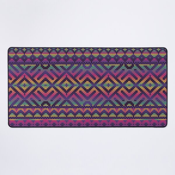 Item preview, Vibrant Knit Vibes - Colorful Geometric Knit designed and sold by RuyaFab.