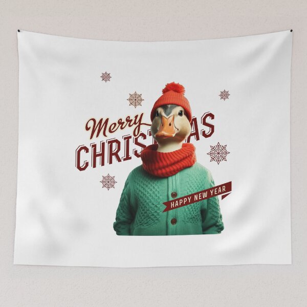 Aperçu de l'œuvre Joyeux noël! Oie. créée et vendue par MAN FROM MARS.