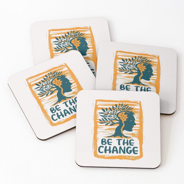 Item preview,  Be the Change. Looking for a gift that matters? A thoughtful and impactful present for friends and family who share a passion for making the world a better place. Give the gift of inspiration.  designed and sold by bubblylive.