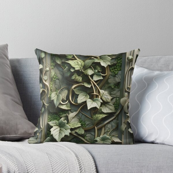 Item preview, Realistic wild ivy vine 3D /4  - expressive botanical pattern. designed and sold by My-fake-places.