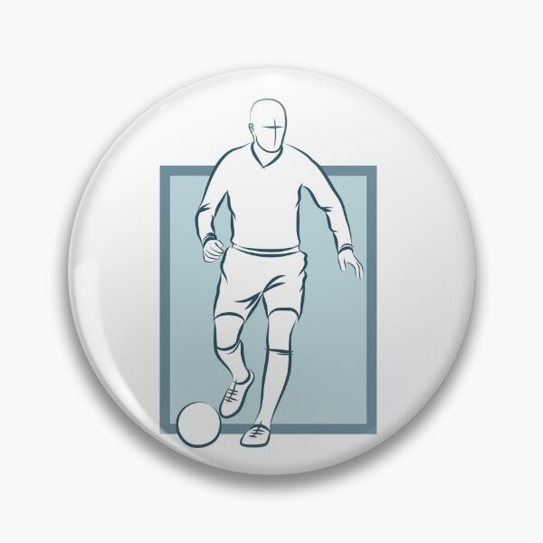 Item preview, Line Art Drawing of Soccer Player designed and sold by CJansuebsri.