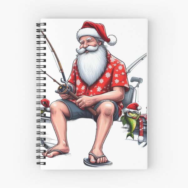 Item preview, Santa’s Fishing Trip: A Holiday Adventure designed and sold by AIStoore.