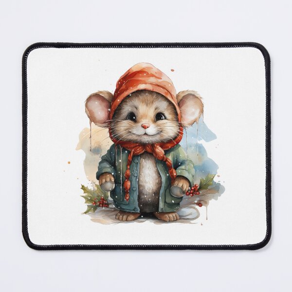 Item preview, Christmas Mouse designed and sold by Rosaliartbook.