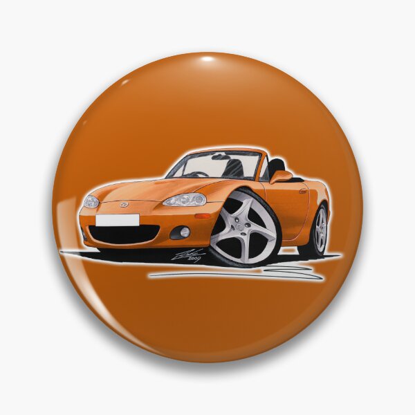 Item preview, Mazda MX5 (Mk2) Gold designed and sold by Yeomans Cartoons.