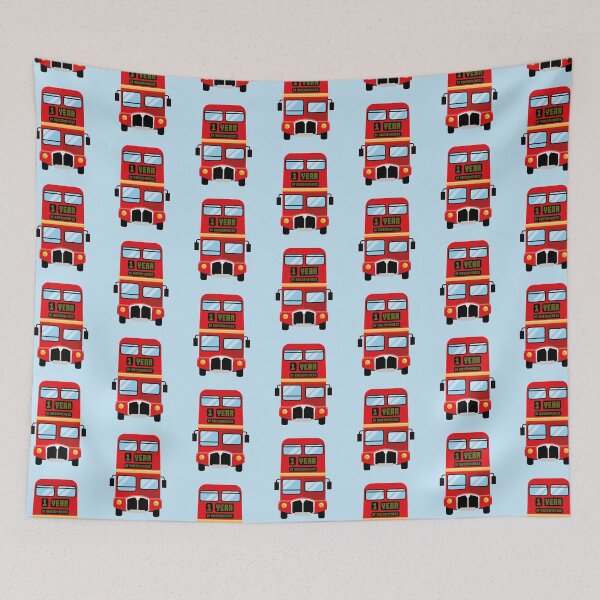 Item preview, Red Double Decker - 1 year of awesomeness designed and sold by BSBgraphics.