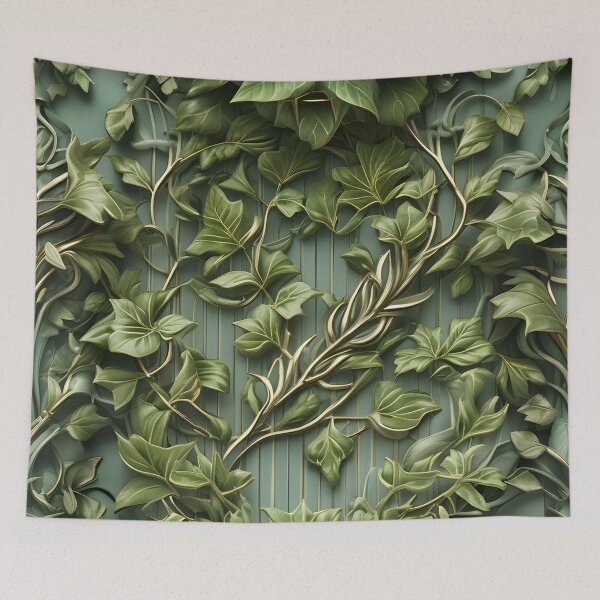Item preview, Realistic wild ivy vine 3D /7  - expressive botanical pattern. designed and sold by My-fake-places.