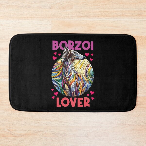 Item preview, Borzoi lover, stained glass. I love borzois. designed and sold by MrPila.