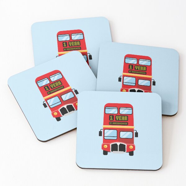 Item preview, Red Double Decker - 1 year of awesomeness designed and sold by BSBgraphics.