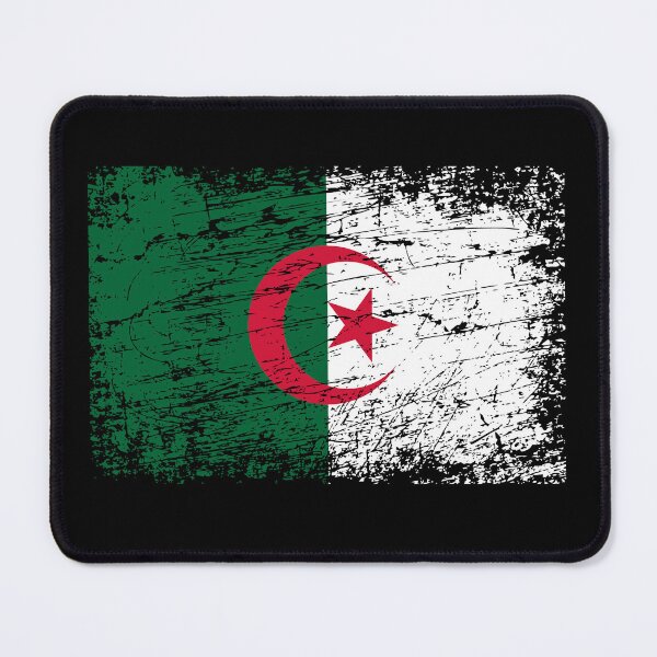 Item preview, Algeria flag flag used look designed and sold by GeogDesigns.