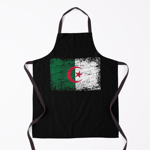 Artikelvorschau, Algerien Fahne Flagge used-look entworfen und verkauft von GeogDesigns.