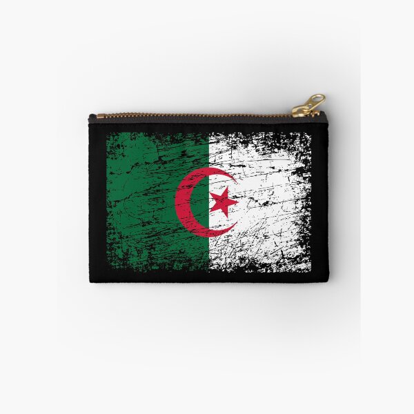 Item preview, Algeria flag flag used look designed and sold by GeogDesigns.