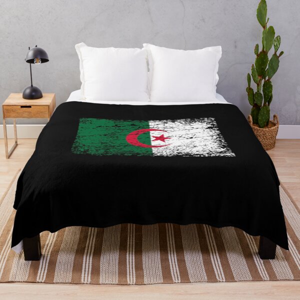 Item preview, Algeria flag flag used look designed and sold by GeogDesigns.