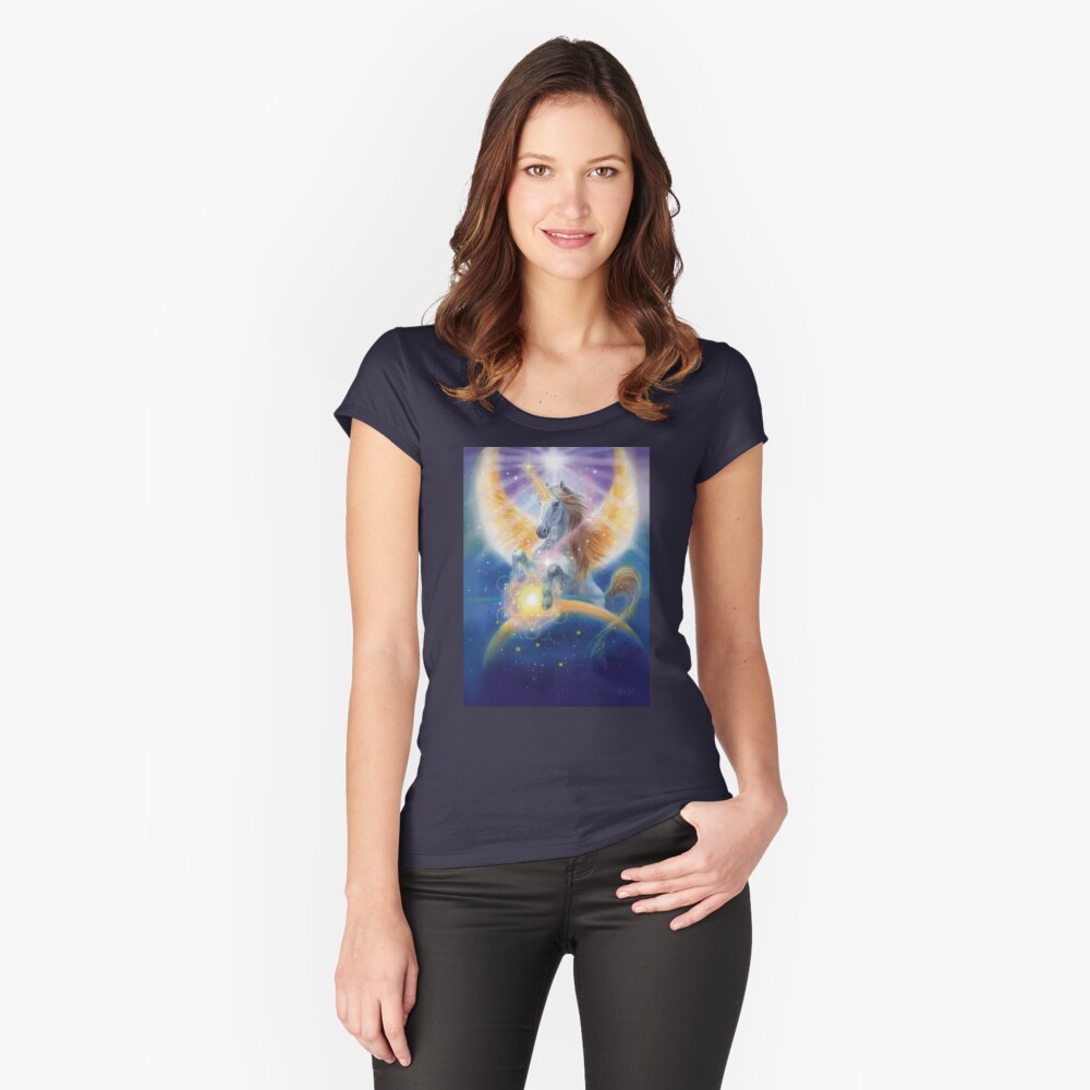 Item preview, Fitted Scoop T-Shirt designed and sold by marjoleinkruijt.
