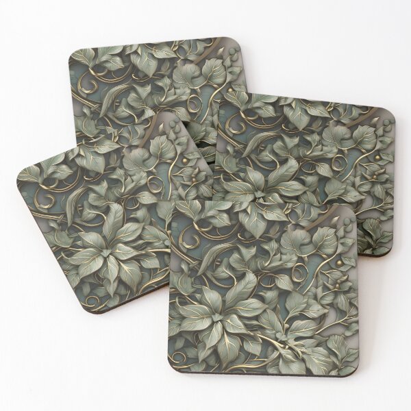Item preview, Realistic wild ivy vine 3D /9  - expressive botanical pattern. designed and sold by My-fake-places.