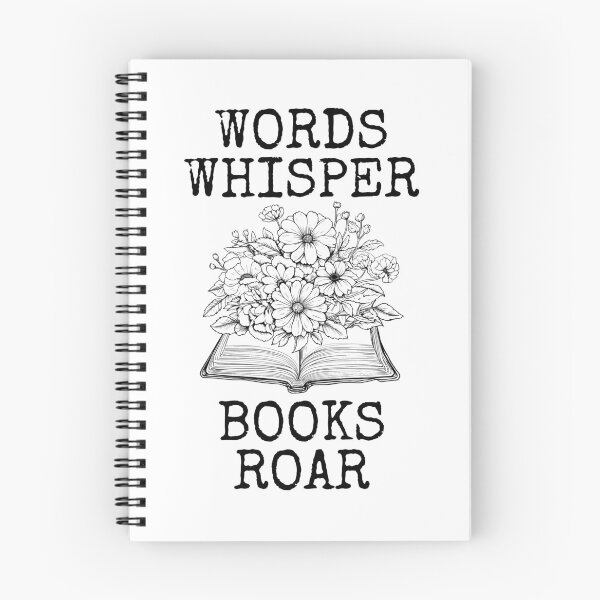 Item preview, Words Whisper Books Roar designed and sold by Millusti.