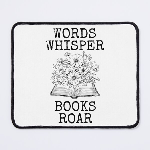 Item preview, Words Whisper Books Roar designed and sold by Millusti.