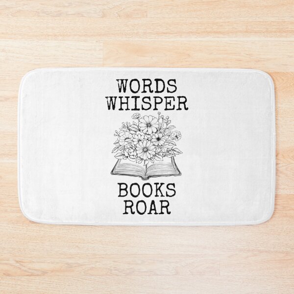 Item preview, Words Whisper Books Roar designed and sold by Millusti.