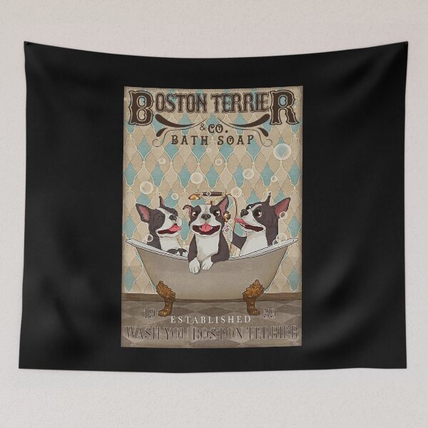 Item preview, Boston terirer and bath soap  designed and sold by SameeraDammeyer.