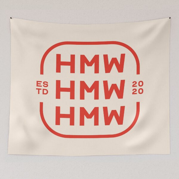Item preview, How Might We (off-white) - UX Designer | Product Designer | UI Designer Stickers designed and sold by PoshPixel.