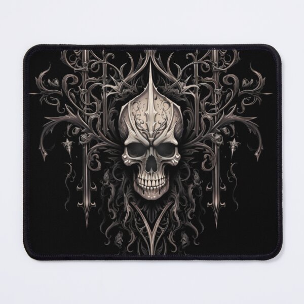 Artikelvorschau, Totenkopf im Gothic-Stil entworfen und verkauft von TraceDessiner.