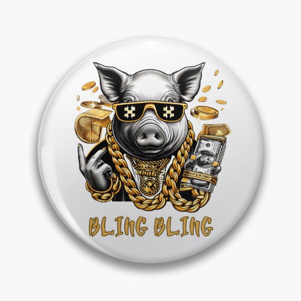 Artikelvorschau, Bling-Bling-Schwein entworfen und verkauft von Animalia-.