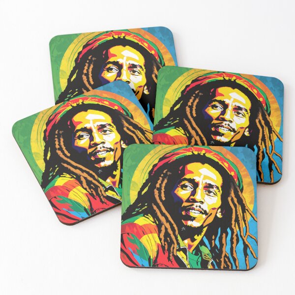 Item preview, Pop art digital portrait inspired by Bob Marley designed and sold by clon-dot-net.
