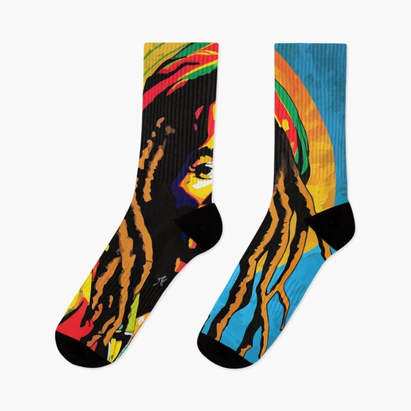 Item preview, Pop art digital portrait inspired by Bob Marley designed and sold by clon-dot-net.