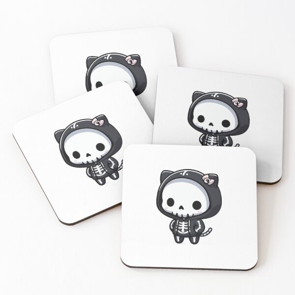 Item preview, Cute skeleton with kitty hoodie designed and sold by Wxjtecki.