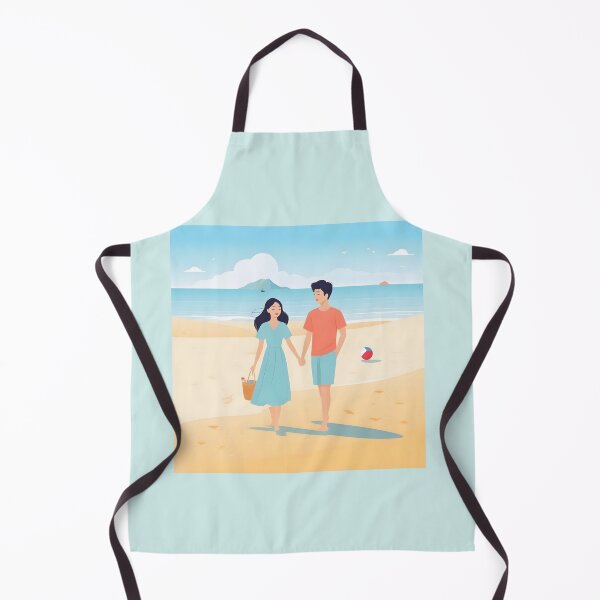 Item preview, Korean Couple Sea Romance designed and sold by Itsheartshop.
