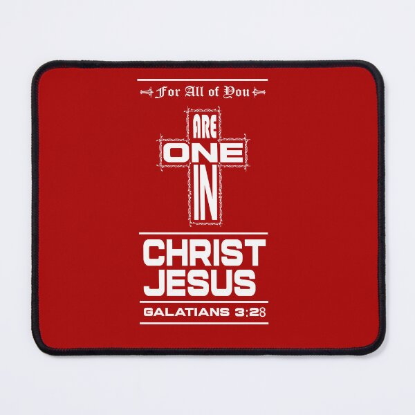 Item preview, Galatians 3:28 - for all of you are one in jesus christ | bible verse | scripture verse - white designed and sold by ZechJohnRB.