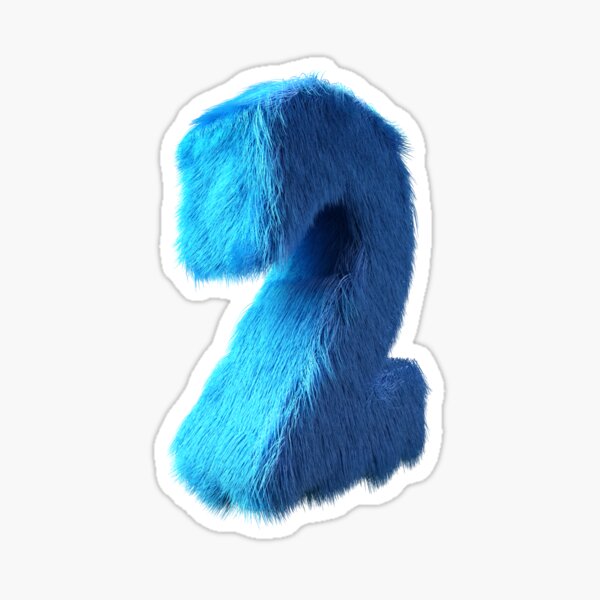 Number 2 Sticker