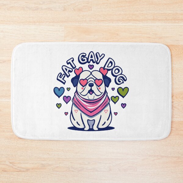 Item preview, Proudly Pudgy Gay: I Love My Fat Gay Dog Card designed and sold by EmeraldeaArt.