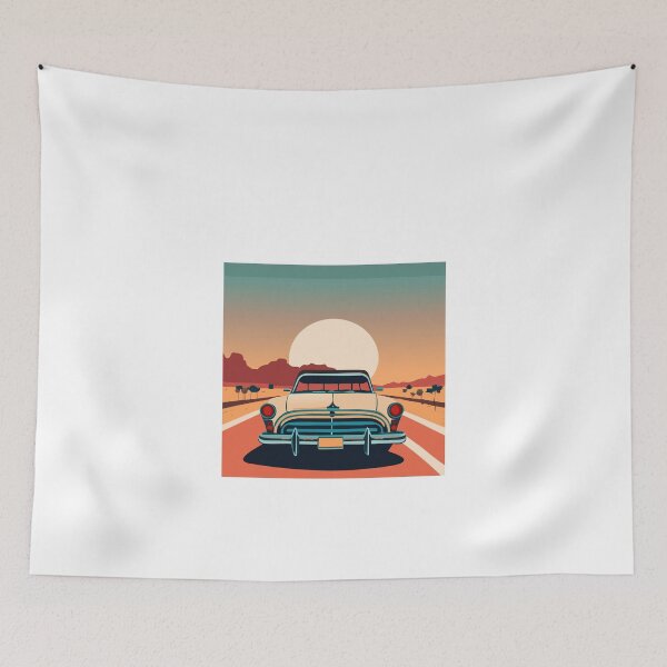 Item preview, Car / vintage car / sunset designed and sold by C-Images.