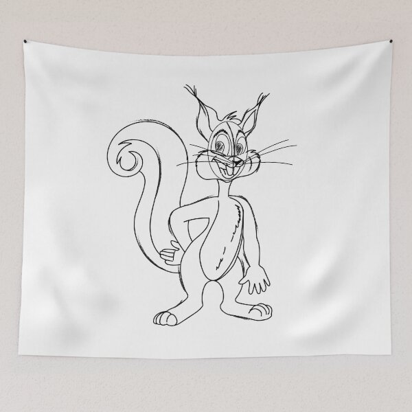 Item preview, stamped squirrel designed and sold by dreamtravel.