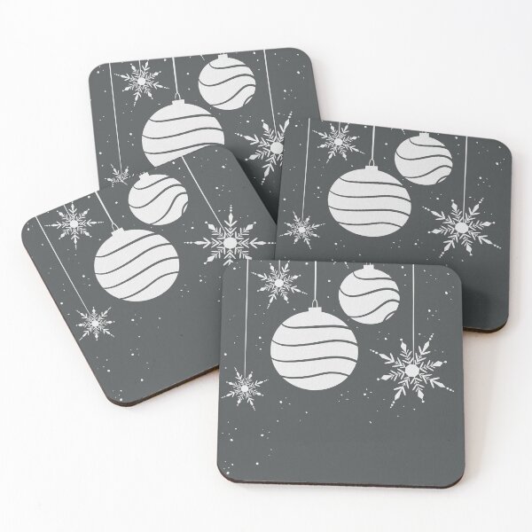 Item preview, Grey Christmas ornaments designed and sold by Weiergang.
