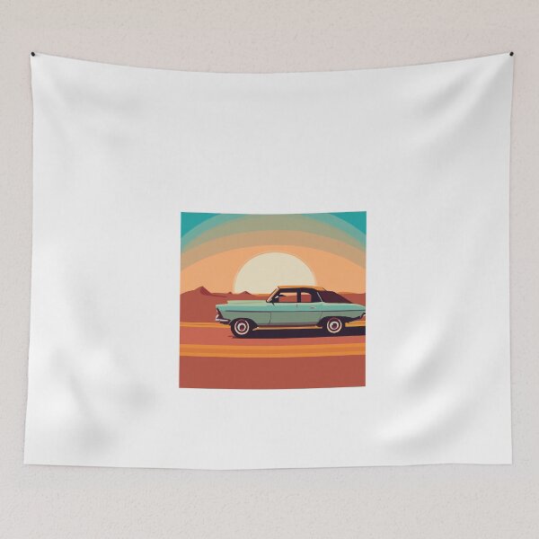 Item preview, Car / vintage car / sunset designed and sold by C-Images.