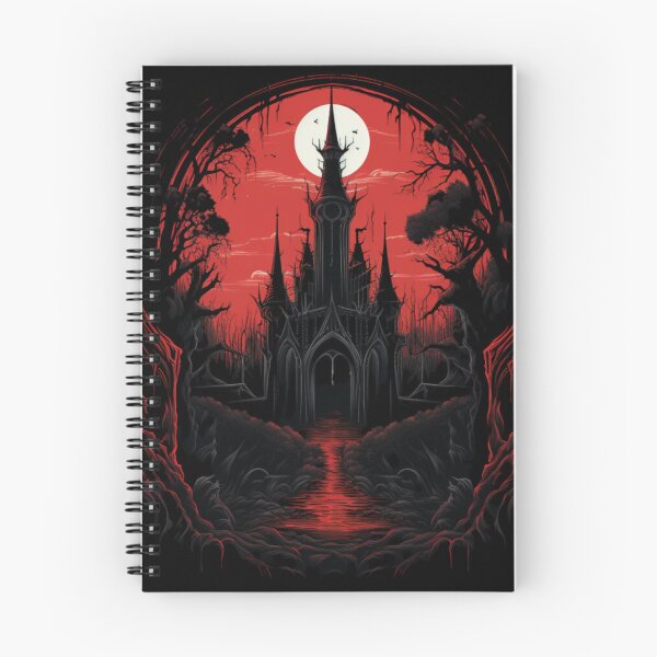 Item preview, Dark gothic castle designed and sold by TraceDessiner.