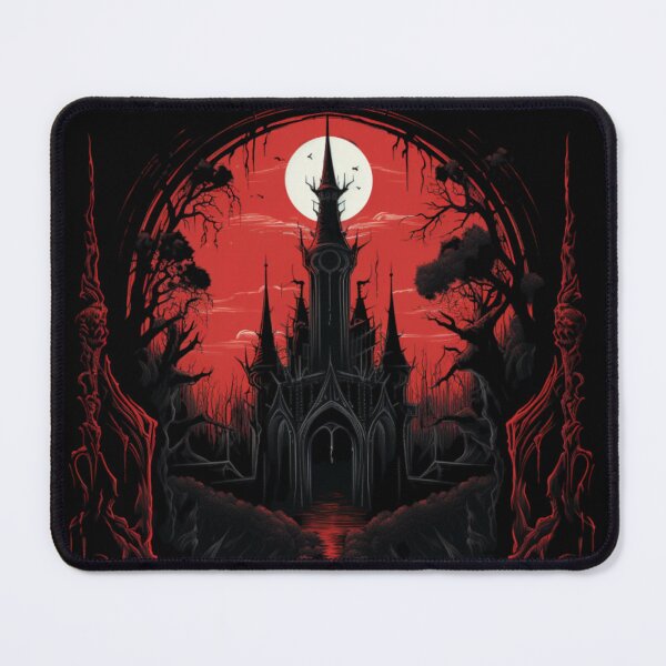Item preview, Dark gothic castle designed and sold by TraceDessiner.