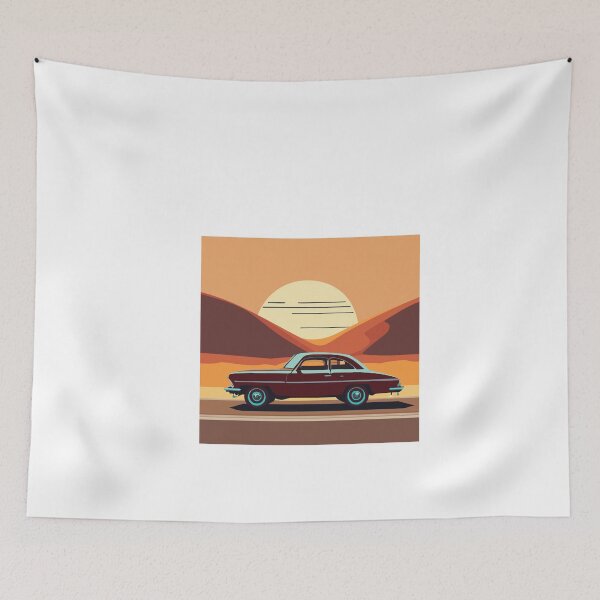 Item preview, Car / vintage car / sunset designed and sold by C-Images.