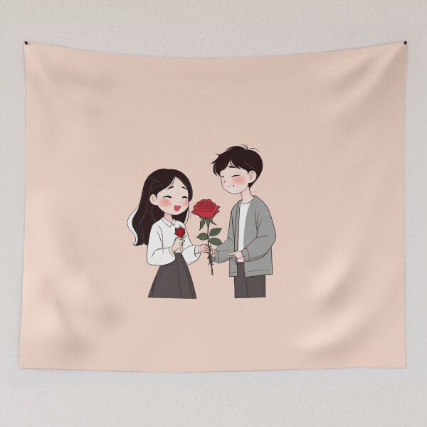 Item preview, Proposal With Red Rose designed and sold by Itsheartshop.