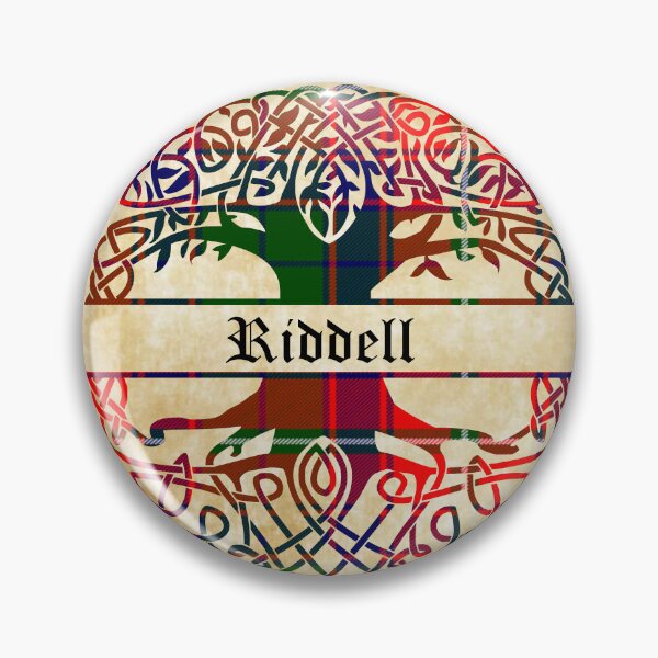 Item preview, Riddell Tree of Life Clan Scottish Surname tartan designed and sold by BagTown Clans.