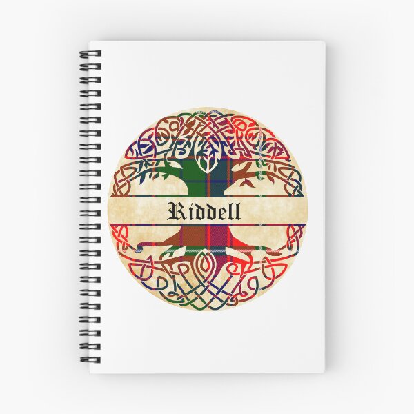 Item preview, Riddell Tree of Life Clan Scottish Surname tartan designed and sold by BagTown Clans.