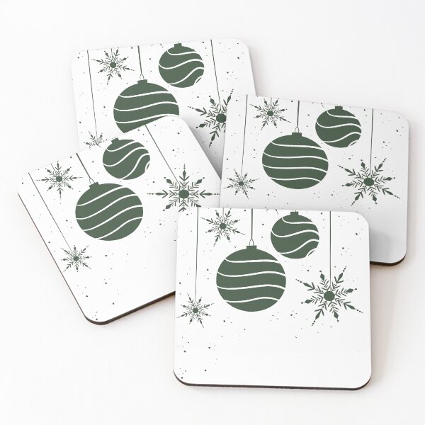 Item preview, Green Christmas ornaments designed and sold by Weiergang.