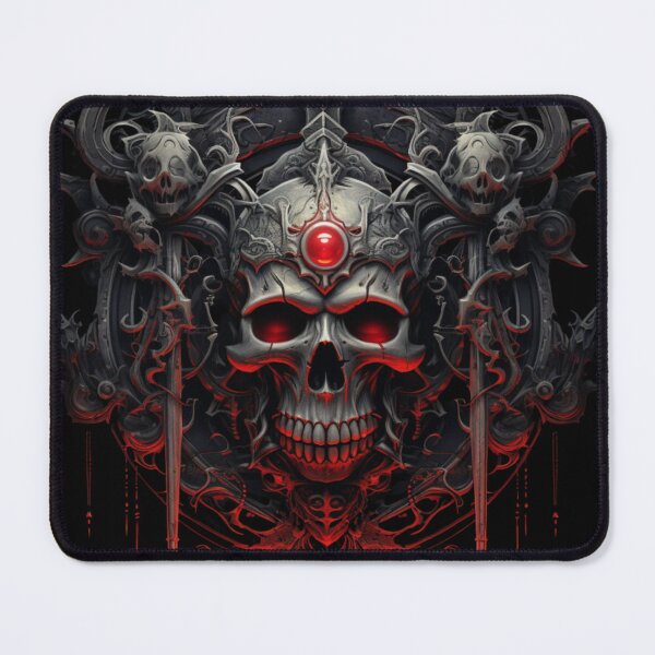 Item preview, Goth style skull designed and sold by TraceDessiner.