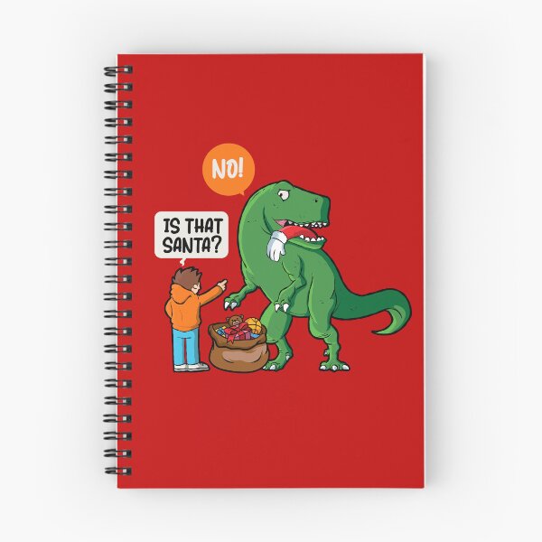 Item preview, Funny Christmas Trex eating Santa designed and sold by messy-nessie.