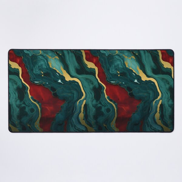 Item preview, Blue, Red and Gold Seamless Repeating Marble Pattern designed and sold by PeteRascal.